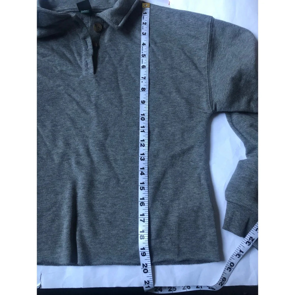 NWT Wild Fable heather Grey cropped sweatshirt S - Picture 4 of 5